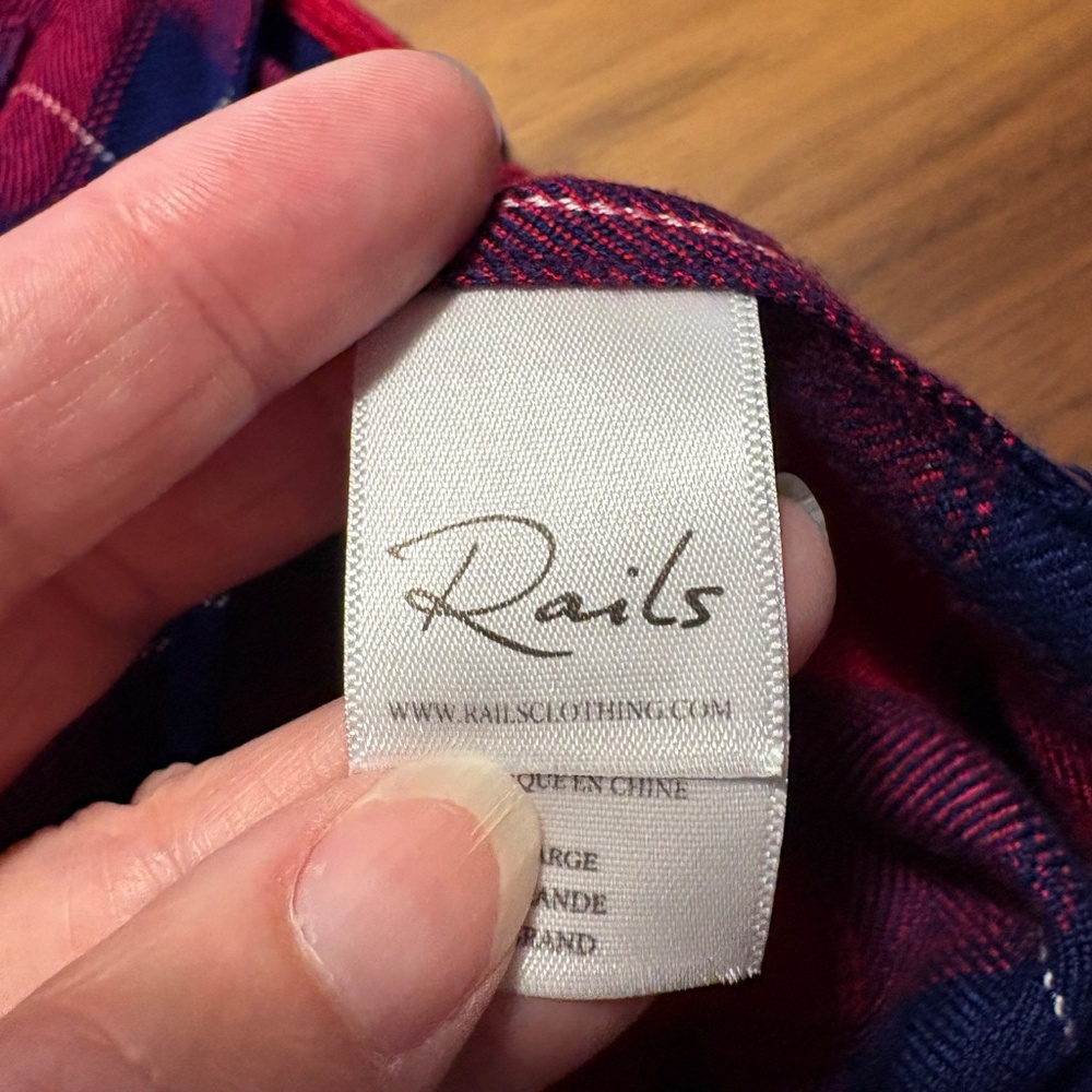 Rails Flannel Duster - Great For Fall - Size Large - image 5